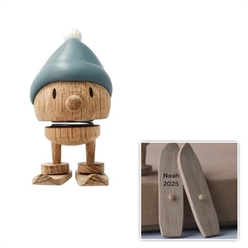 Hoptimist Skiing Bumble, blå hue